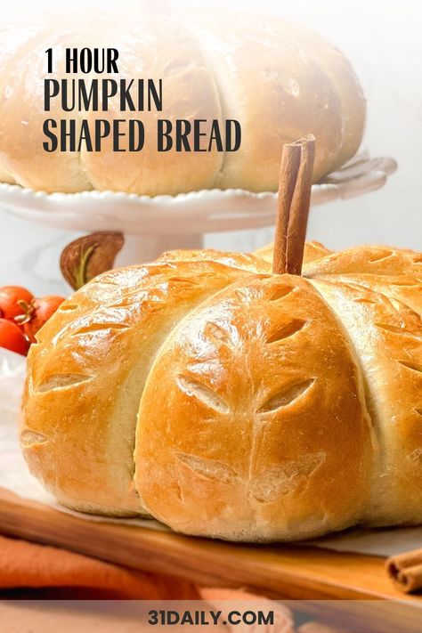 Bread That Looks Like A Pumpkin, Pumpkin Braided Bread, Pumpkin Shaped Bread Bowl, Pumpkin Shaped Yeast Bread, Pumpkin Shaped Artisan Bread, Pumpkin Shaped Pumpkin Bread, Sour Dough Pumpkin Bread, Pumpkin Shaped Bread Loaf, Easy Fall Bread Recipes