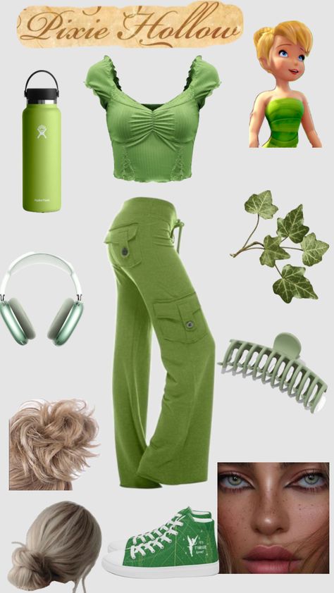 #tinkerbell #fitinspo Tinkerbell Outfit Ideas, Tinkerbell Outfit, Disney Trip Outfits, Trip Outfits, Disney Trips, Fitness Inspo, Outfit Inspirations, Outfit Ideas