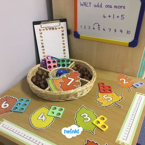 Autumn Maths Activity EYFS Autumn Counting Activities Eyfs, Autumn Number Activities Eyfs, Autumn Maths Activities Eyfs, Autumn Maths Activities, Autumn Maths Eyfs, Autumn Early Years Activities, Numicon Activities Eyfs, Maths Activities Reception, Number Activities Eyfs