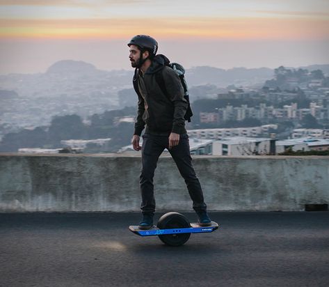 Onewheel, the self-balancing one-wheeled electric skateboard has just gotten better! The new Onewheel+ XR board is now smoother, faster, quite, has double the range, and is even easier to ride. The unique electric rideable is like a skateboard, unicy Onewheel Skateboard, Onewheel Xr, Hover Craft, One Wheel, Electric Skateboard, Balance Board, Take My Money, Adventure Sports, Futuristic Cars