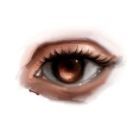 By -https://pin.it/1YnNwSI Brown Eyes Digital Art, Sketchbook Inspo, Eye Sketch, Brown Eye, Eye Painting, Drawings Simple, Reference Poses, Art Tutorial, Digital Art Tutorial