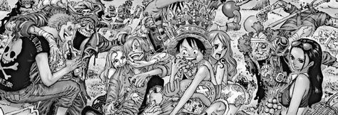 one piece manga banner / header One Piece Manga Header Twitter, One Piece Header Manga, One Piece Twitter Banner, One Piece Manga Banner, One Piece Discord Banner, Manga Twitter Header, Twitter Header Anime, One Piece Header, One Piece Banner