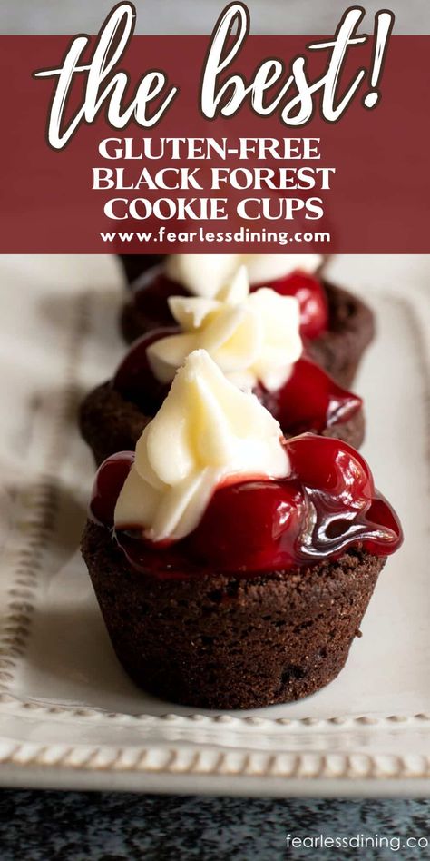 Wheat Free Desserts Recipes, Mini Gluten Free Desserts, Gluten Free Individual Desserts, Glutton Free Desserts Easy Recipes, Gluten And Dairy Free Recipes Desserts, Gf Pastries, Gluten Free Cookie Recipe, Gluten Free Chocolate Cookies, Gluten Free Dairy Free Dessert