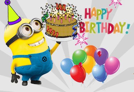 Happy Birthday Gifs Animated | Wishes For Birthday Happy Birthday Minions Gif, Happy Birthday Ecard, Happy Birthday Minions, Happy Birthday Photos, Birthday Wallpaper, Minion Birthday, Happy Birthday Song, Happy Birthday Video, Happy Birthday Pictures