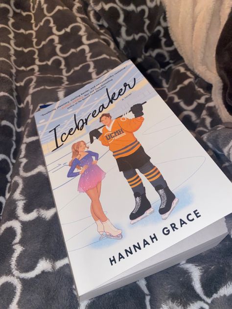 Ice Breaker Book Cover, Icebreaker Hannah Grace Cover, Hockey Wattpad Books, Ice Hockey Romance Books, Ice Skating Romance Books, Best Hockey Romance Novels, Aesthetic Bookshelf, Hockey Books, Cute Romance