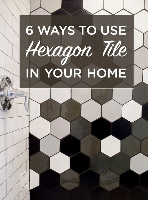 Large Hexagon Tile Floor Bathroom, Hexagon Bathroom Wall, Hexagon Tiles Kitchen, Octagon Tile Backsplash, Hexagon Tile Shower Wall, Hex Tile Patterns, Large Hexagon Tile Floor, Hexagon Mosaic Tile Bathroom, Hexagon Floor Tile Pattern