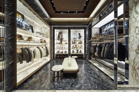 Moncler Flagship Store by Gilles & Boissier, Tokyo – Japan » Retail Design Blog Shop Window Stickers, Bedroom Door Design, Shop House Ideas, Front Doors With Windows, Store Interior, Retail Design Blog, Retail Space, Shop Interior Design, Shop Interior