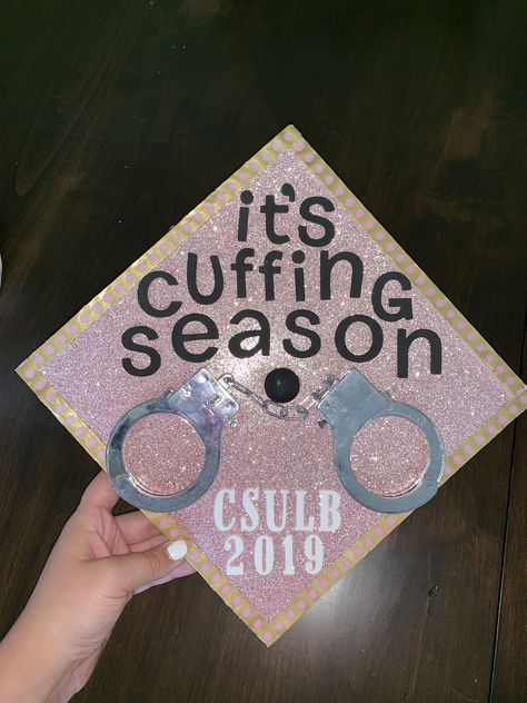 graduation cap (criminal justice) Criminology Grad Cap, Grad Party Diy, Graduation Vibes, Senior Caps, High School Graduation Cap Designs, Graduation Cap Designs College, Graduation Things, Funny Graduation Caps, College Grad Cap Ideas