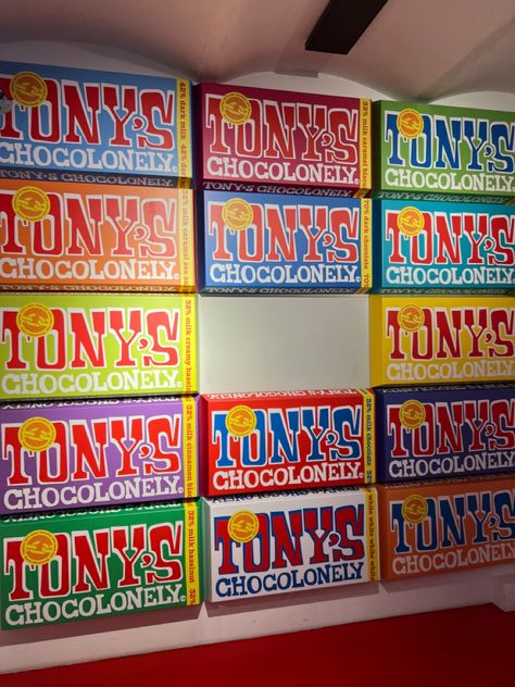 Amsterdam Tonys Chocolate factory Netherlands Holland Dutch travel choc dam Tonys Chocolate Amsterdam, Tonys Chocolate, Character Board, Fashion Marketing, Chocolate Factory, Brand Marketing, Hazelnut, Chocolate Milk, Dark Chocolate