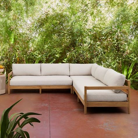 Tulum Villa, Modern Outdoor Patio, Patio Couch, Villa Style, Sectional Furniture, Relaxing Outdoors, Outdoor Couch, Patio Sectional, Outdoor Cover