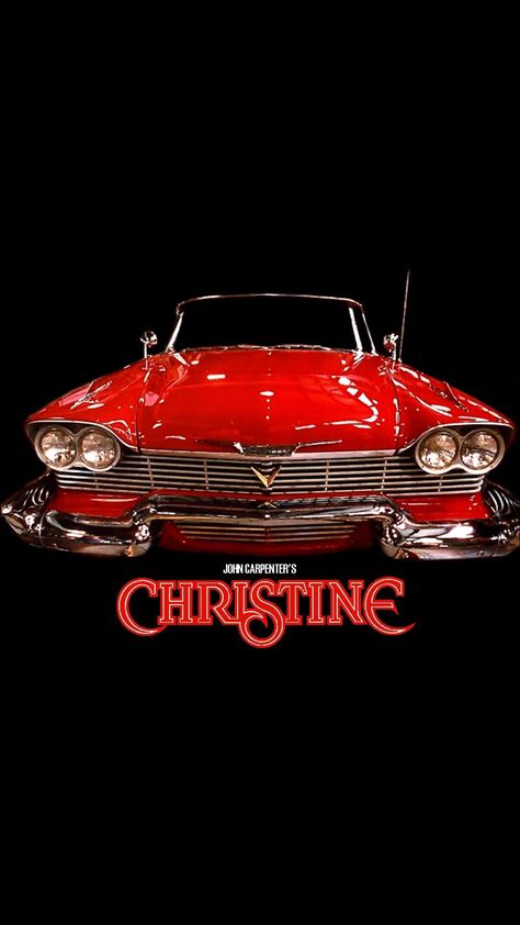 Christine Movie, Christine Car, Christine 1983, My Biggest Fear, Biggest Fear, Tv Cars, Plymouth Fury, Image Swag, Horror Movie Art