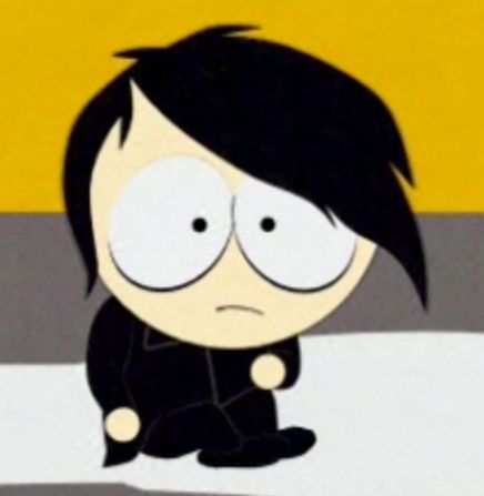 Firkle Pete Pfp South Park, Firkle Smith, Firkle South Park, Goth South Park Icon, Goth South Park, South Park Elementary, Goth Kids South Park, The Goth Kids South Park, South Park Foreign Kids