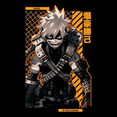 My Hero Academia Shirt Design, Black Kitsune, Bakugo My Hero Academia, Cut Crafts, My Hero Academia Shirt, My Hero Academia Anime, Anime Shirts, Anime Stars, Creative T Shirt Design