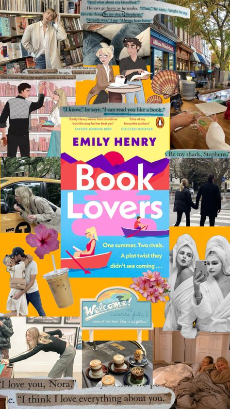 Book lovers by Emily Henry📚🩷☕️ #booklovers #bookloversemilyhenry #emilyhenry #noraandcharlie Book Lovers Emily Henry, Book Lovers By Emily Henry, Emily Henry, Colleen Hoover Books, For What It's Worth, Keep Swimming, One Summer, Colleen Hoover, Plot Twist