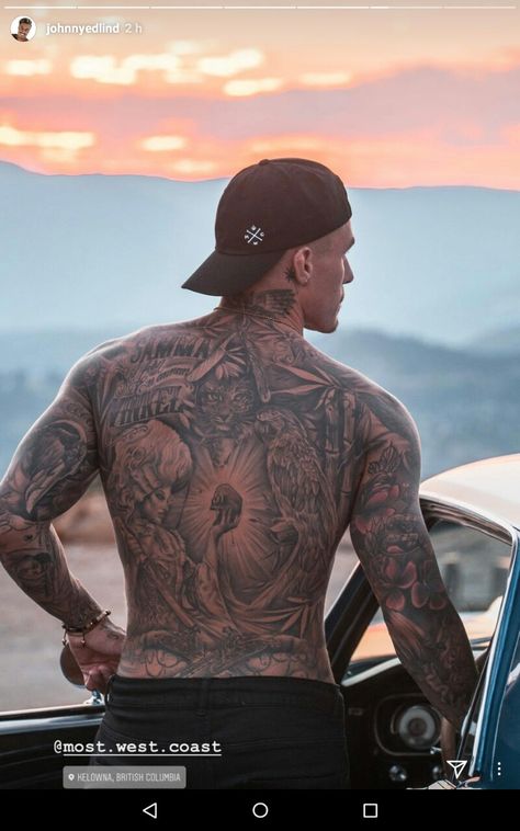 Half Back Tattoo Men, Best Back Tattoos Men, Men’s Back Tattoo, Badboy Tattoo, Mens Back Tattoo, Back Piece Tattoo Men, Next Level Tattoo, Johnny Edlind, Soldier Tattoo