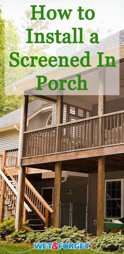 Discover all the benefits of adding a screened in porch to your home and installation tips with our guide! Deck Converted To Screened Porch, How To Screen In A Deck, Adding Screened Porch To Deck, Screen In Existing Deck, Diy Screened In Porch On Existing Deck, Screening In A Deck, Convert Deck To Screened Porch, Screening In A Covered Porch, Screened In Deck On A Budget