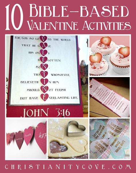 If you are looking for some new ideas for Valentines Day, we have put together a list of 10 beautiful Bible-based Valentine activities, crafts and snacks.  Each activity includes a touching Bible lesson that will deepen the meaning of the project.  Share these activities with your children, friends and loved ones, and give them the gift of a deeper meaning to Valentines Day! Valentine Verses, Church Valentines, Christian Valentines, Christian Crafts, Valentine Dinner, Valentine Activities, Valentine Crafts For Kids, Valentine Projects, Church Crafts