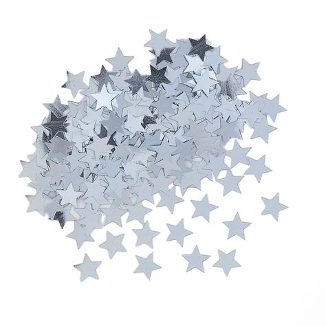 Sprinkle on silver style at a birthday party or graduation party with this Silver Star Foil Confetti. For silver party supplies, shop Michaels.com. Silver Party Decorations, Confetti Bags, Star Confetti, Garden Party Decorations, Silver Party, Metallic Party, Table Confetti, Sparkling Stars, Star Party