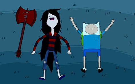 Finn And Marceline, Marceline And Bubblegum, Finn Jake, Marceline The Vampire Queen, Adventure Time Marceline, Gravity Falls Art, Finn The Human, Adventure Time Art, Cute Doodle Art