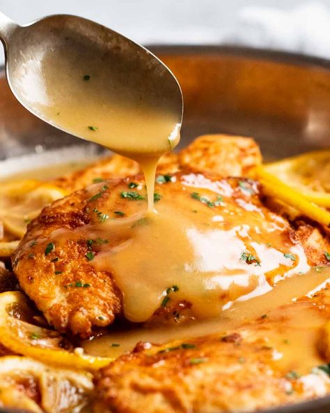 Chicken Francese Recipetineats Recipes Chicken, Chicken Gourmet Recipes, Chicken Pane, Gourmet Chicken Recipes, Francese Sauce, Chicken Fricasse Recipe, White Wine Lemon Sauce, Chicken Gourmet, Healthy Turkey Meatloaf