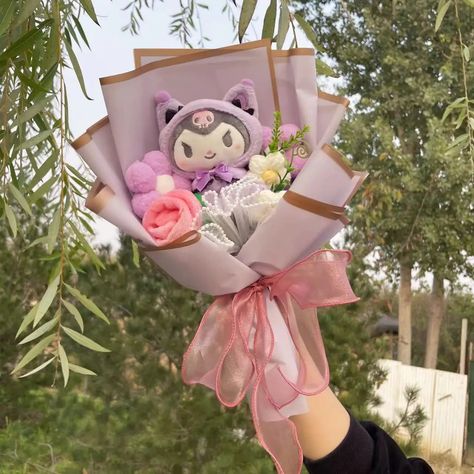 😈🖤 Unveil the rebellious charm with the Sanrio Kuromi Plush Bouquet — a single plushie bouquet radiating edgy kawaii vibes! 🎀✨ Watch as Kuromi takes center stage, nestled in a bed of plush petals, ready to add a touch of mischievous magic to your ... Sanrio Kuromi Plush Bouquet (Single Plushie Bouquet) 31.99 https://kyoota.com/products/sanrio-kuromi-plush-bouquet-single-plushie-bouquet ✨500+ happy customers✨ 💠Free Worldwide Shipping💠 Trendy & cute Japanese plushies, accessories to all fan... Kuromi Bouquet, Plushie Bouquet, Sanrio Bouquet, Plush Bouquet, Japanese Plushies, Traditional Flowers, Kuromi Plush, Graduation Bouquet, Unique Bouquet