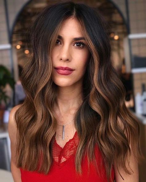 Hair For 2023, Caramel Highlights On Brown Hair, Rich Hair Color, Highlights On Brown Hair, Balayage Caramel, Highlights For Dark Brown Hair, Hair Contouring, Dark Hair With Highlights, Caramel Hair