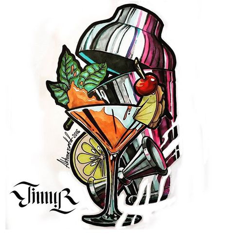 Barman tatoo Shaker Tattoo Bartender, Tattoos For Bartenders, Bartending Tattoos Ideas, Bartender Tattoo Ideas For Women, Bar Tattoo Ideas, Bartender Drawing, Mixology Tattoo, Cocktail Shaker Tattoo, Bartender Tattoo Ideas