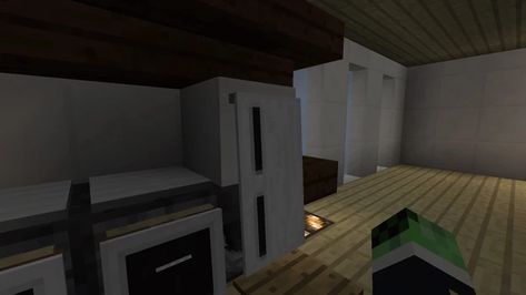 How to make a fridge in Minecraft Minecraft Fridge, Black Fridge, Black Fridges, Crafting Table, White Banner, Minecraft Banners, Black Banner, Craft Table, Food Store