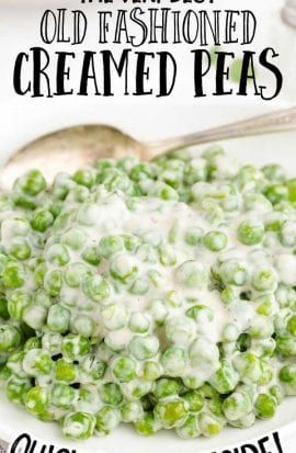 Creamed Peas And Potatoes, Green Peas Recipes, Side Dish For Dinner, Veggie Side Dish Recipes, Pea Salad Recipes, Creamy Peas, Creamed Peas, Hp Sauce, Savory Sides