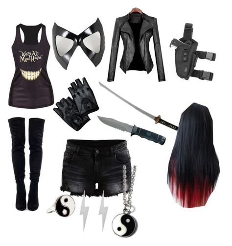 "Theif anti-hero costume#2" by amber-bee-me ❤ liked on Polyvore featuring VILA, Accessorize, Edge Only and POLICE Anti Hero Outfit Ideas, Anti Hero Outfit, Hero Outfit Ideas, Hero Outfit, Anti Hero, Hero Costumes, Random Ideas, Costume Ideas, Cosplay Costumes