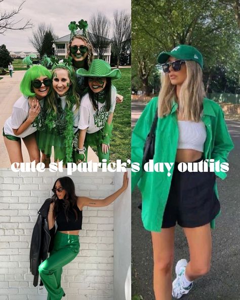 13 Cute St Patricks Day Outfits To Bring You Luck - ljanestyle Green Outfits For St. Patricks Day, St Pats Day Outfits, Cool Girl St Patricks Day Outfits, St Patrick’s Day Going Out Outfit, Boston St Patricks Day Outfit, At Patrick’s Day Party Outfits, Cold St Patricks Day Outfit, Green St Patricks Day Outfit, St Pattys Day Outfit Chicago