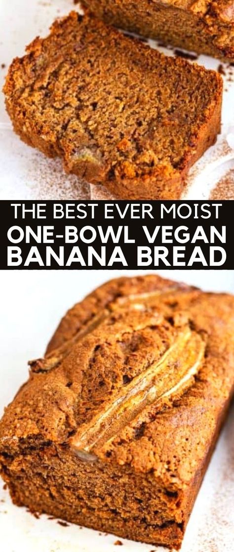 Vegan Banana Loaf, Vegan Banana Bread Recipe Easy, Banana Bread Vegan Easy, Daniel Fast Banana Bread, Banana Bread Vegan Recipe, Moist Vegan Banana Bread, Vegan Banana Cake Recipe, Creamy Banana Bread Recipe, Vegan Banana Recipes