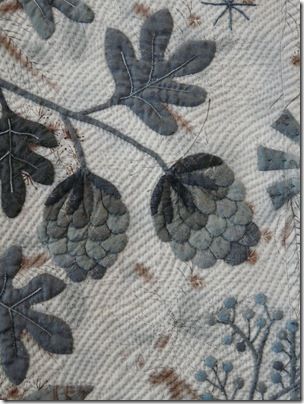 Yoko Saito Quilts, Taupe Quilts, Japanese Quilting, Leaf Butterfly, Asian Quilts, Quilt Applique, Applique Flowers, Yoko Saito, Quilt Bag