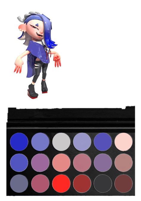 Splatoon Color Palette, Splatoon Shiver, Splatoon Clothes, Splatoon Squid Sisters, Splatoon Squid, Squid Sisters, Splatoon 3, Fresh Memes, Art Block