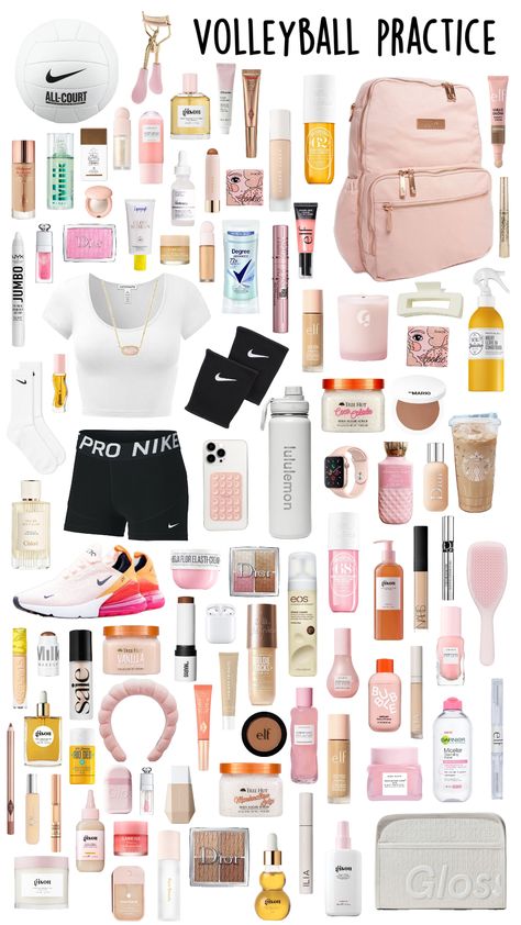 I LOVE VOLLEYBALL 🏐 Aesthetic Must Haves, Volleyball Aesthetic, School Backpack Essentials, Volleyball Bag, Love Volleyball, Preppy Inspiration, School Bag Essentials, Backpack Essentials, Aesthetic Backpack