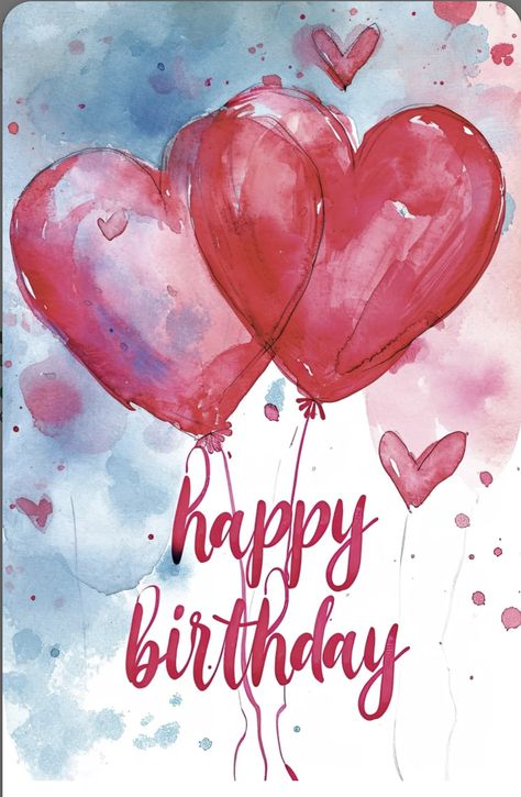 Birthday Notes, At Home Birthday, Happy Birthday Wishes Pics, Birthday Wishes Pics, Bday Wishes, Creative Birthday Cards, Birthday Wishes Greetings, Happy Birthday Art, Gift For Valentine