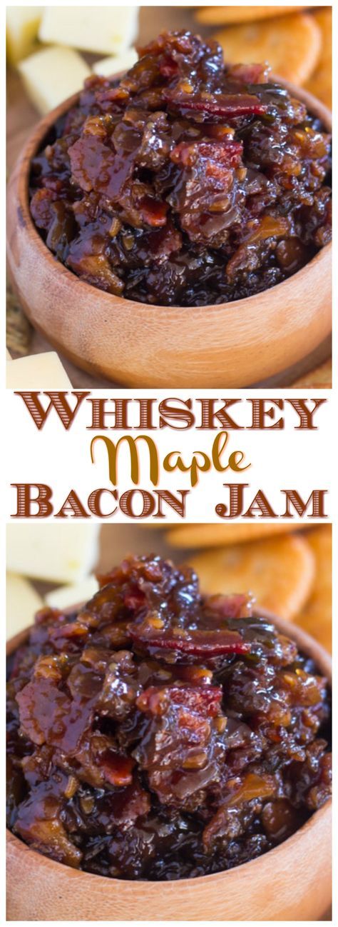 Whiskey Maple Bacon Jam pin