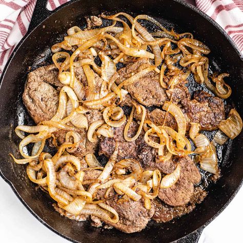 Liver and Onions Recipe - Low Carb Africa Keto Liver And Onions, Easy Liver Recipes, Sheep Liver Recipe, Liver Onions Recipes, Lamb Liver Recipes, Liver And Onions Recipe, Cubed Steak, Liver And Onions, How To Cook Liver