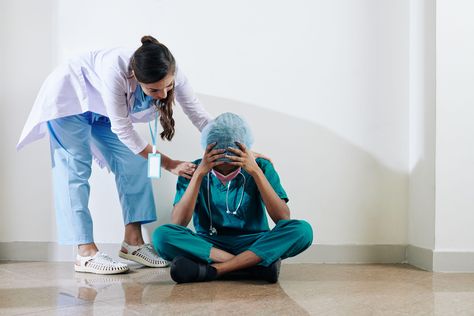 To burnout or not to burnout - that is the question | The Society of Occupational Medicine Female Surgeon, 7 Hours Of Sleep, Cheer Picture Poses, Occupational Health, Cheer Pictures, Mental Health Resources, Online Therapy, Lack Of Sleep, The Society