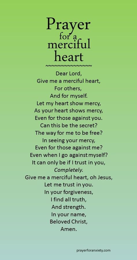 A prayer for a merciful heart. True mercy comes from trust in Jesus. Prayer For Guidance, Everyday Prayers, My Lord, Christian Prayers, Good Prayers, Prayer Verses, Holy Mary, Prayers For Healing, Prayer Scriptures