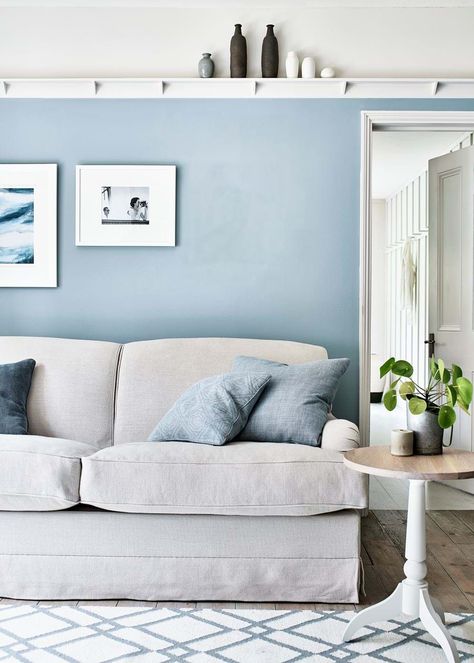 Light Blue Living Room, Blue Walls Living Room, Light Blue Walls, Room Color Schemes, Blue Living Room, Blue Rooms, Living Room Colors, Blue Walls, Room Colors