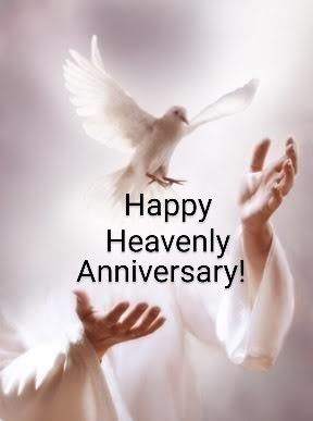 Heavenly Anniversary Quotes, Happy Heavenly Anniversary, Happy Anniversary In Heaven, Anniversary In Heaven, Birthday In Heaven Quotes, Dad In Heaven Quotes, Mother In Heaven, Happy Heavenly Birthday, Happy Birthday Cake Pictures