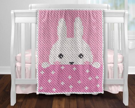 C2C Bunny Crochet Pattern / Corner to Corner / C2C Crochet | Etsy India C2c Graphgan, C2c Patterns, Etsy Patterns, Bunny Crochet Pattern, C2c Crochet Blanket, Corner Crochet, Corner To Corner Crochet, Design Crochet