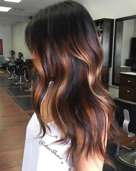 50 Astonishing Chocolate Brown Hair Ideas for 2020 - Hair Adviser Chunky Blonde Highlights, Dark Chocolate Hair, Dark Chocolate Brown Hair, Brown Hair Shades, Chocolate Brown Hair Color, Hair Color Chocolate, Chocolate Hair, Chocolate Brown Hair, Brown Balayage