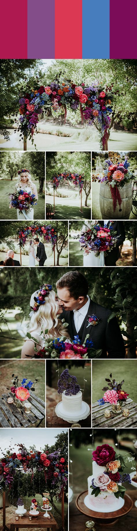 Winter peony + amethyst + peony + lapis + orchid | Images by Black Bird Tale #purplewedding #weddinginspiration #wedding #violetwedding #colorpalette #weddingcolorpalette #weddingplanning #weddingidea #weddingdecor #weddingceremony #weddingreception #bride #groom #cake Black And Colour Wedding, Ultraviolet Wedding, Wedding Colors Palette, Vintage Wedding Colors, Wedding Color Palette Summer, Orchid Images, Wedding Color Palettes, Violet Wedding, Jewel Tone Wedding