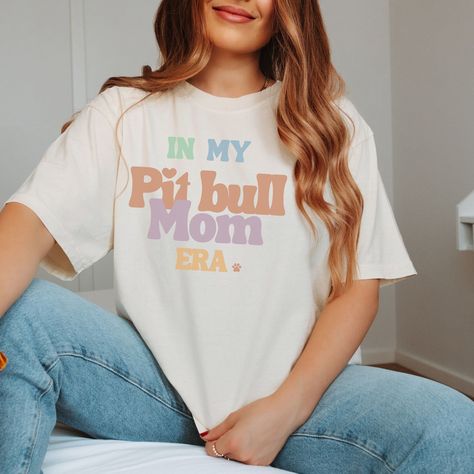 Pit Bull Mom Shirt, Christmas Dog Mom Shirt, Pit Bull Mom Gift, In My Era Shirt, Pitbull Lover Gift For Her,Pitbull Mom Gift,I Love Pitbull Pitbull Colors, Pitbull Mom Shirt, In My Era, Boho Dog, Pitbull Shirts, Dog Mama Shirt, Dog Mom Tee, Pug Shirt, Pug Mom