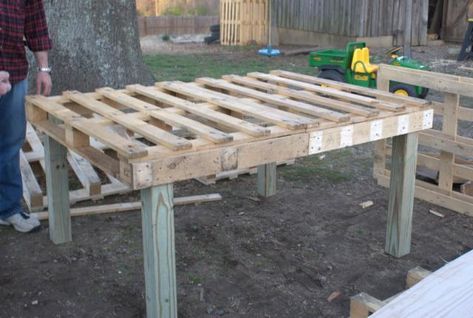 Click this image to show the full-size version. Chicken Coop Pallets, Chicken Barn, Backyard Chicken Coop Plans, Chicken Pen, Diy Chicken Coop Plans, Free Pallets, Coop Design, Chicken Coop Designs, Building A Chicken Coop