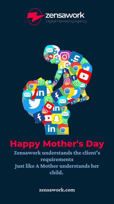 zensawork_nashik Mothers Day Digital Marketing, Garden Font, Mothers Day Ad, Mothers Day Post, Laughter Day, Mother's Day Banner, Mather Day, Education Banner, Fathers Day Poster