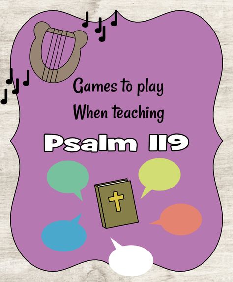 Psalm 119 | Games - Jesus Without Language Psalm 119:105, Psalm Sunday, Job Bible, Psalm 11, Psalms 119 105, Devotions For Kids, Kids Church Lessons, Psalm 119 11, Sunday School Games