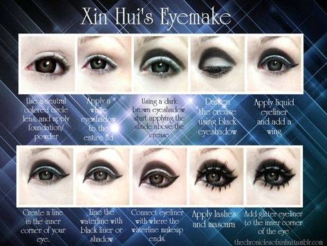 Gyaru Eye Makeup, Skeleton Princess, Vkei Makeup, Visual Kei Makeup, Rokku Gyaru, Gyaru Makeup, Alt Makeup, Swag Makeup, Alternative Makeup